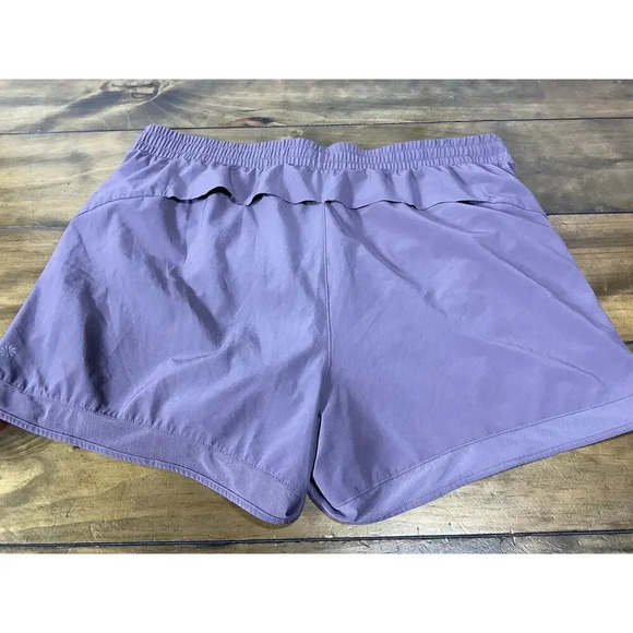 Athleta Mesh Racer Run Short 4” Purple Womens Athletic Shorts 1X - Picture 6 of 11